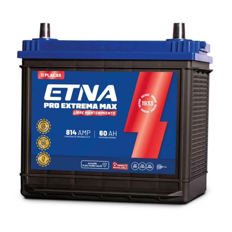 ETNA - Batería para Auto11 Placas 60Ah