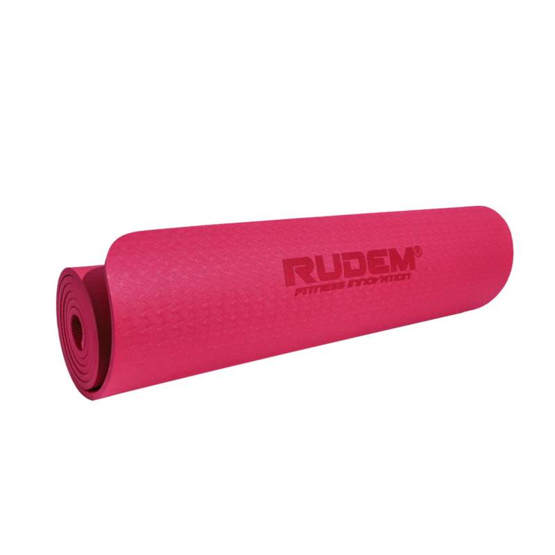 RUDEM - Matt de Yoga Rojo 8mm
