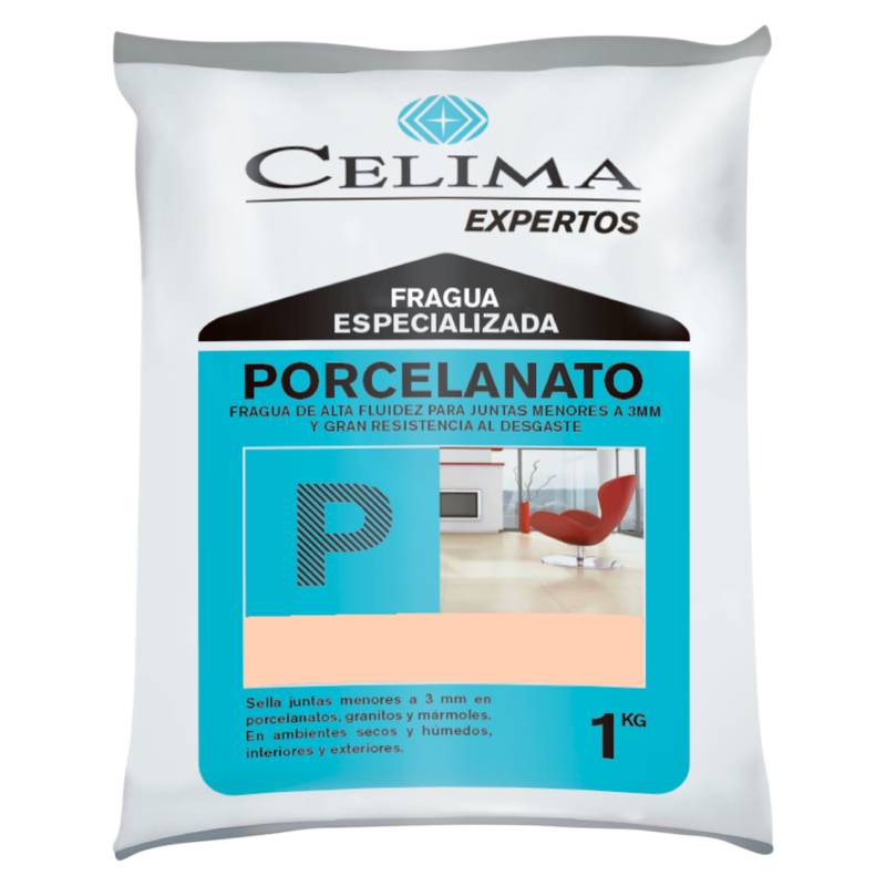 CELIMA - Fragua para Porcelanatos Beige 1kg