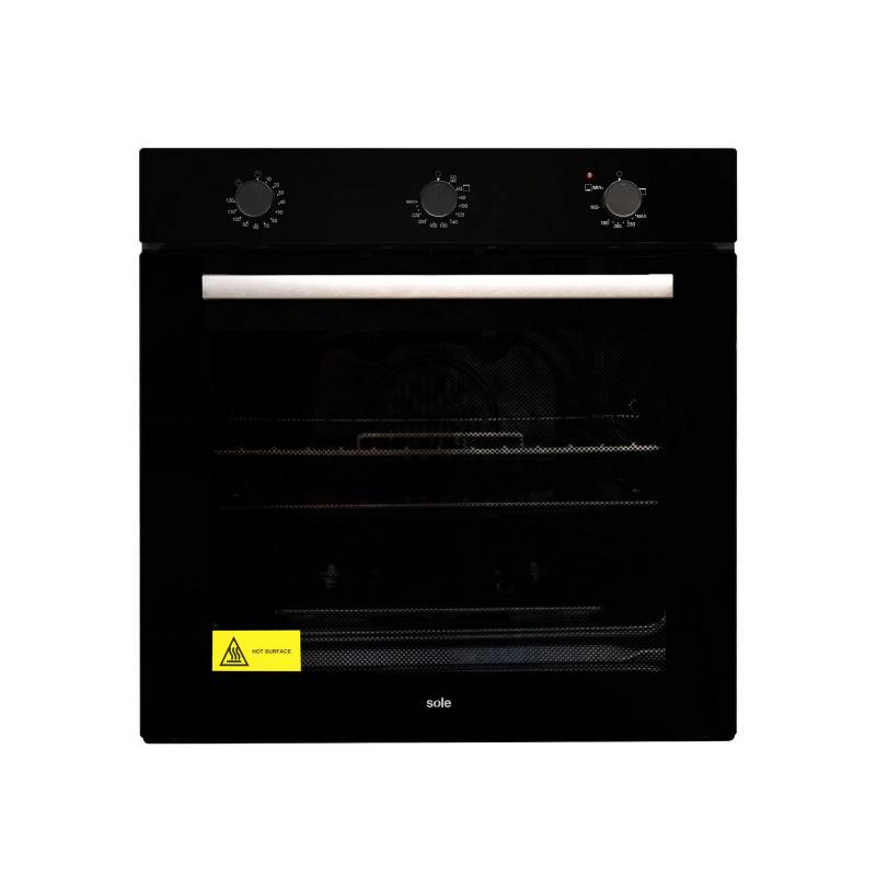 SOLE - Horno Empotrable Sole a Gas 63 Lt Classic SOLHO009V2 Negro