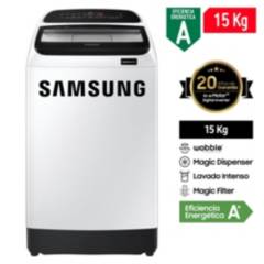 SAMSUNG - Lavadora Samsung 15 Kg WA15T5260BW Blanco