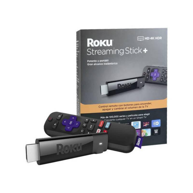 ROKU - Roku Streaming Stick+ 4K Convertidor a Smart TV