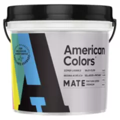 AMERICAN COLORS - Pintura American Latex Mate Profundo 1/4GL