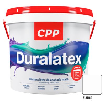 Pintura Duralatex CPP Blanco 1/4GL