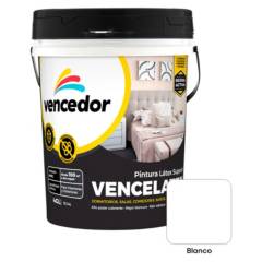 VENCEDOR - Pintura Vencedor Látex Vencelatex Blanco Mate 4 GL