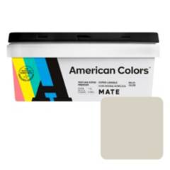AMERICAN COLORS - Pintura American Latex Mate Blanco Hum 1GL