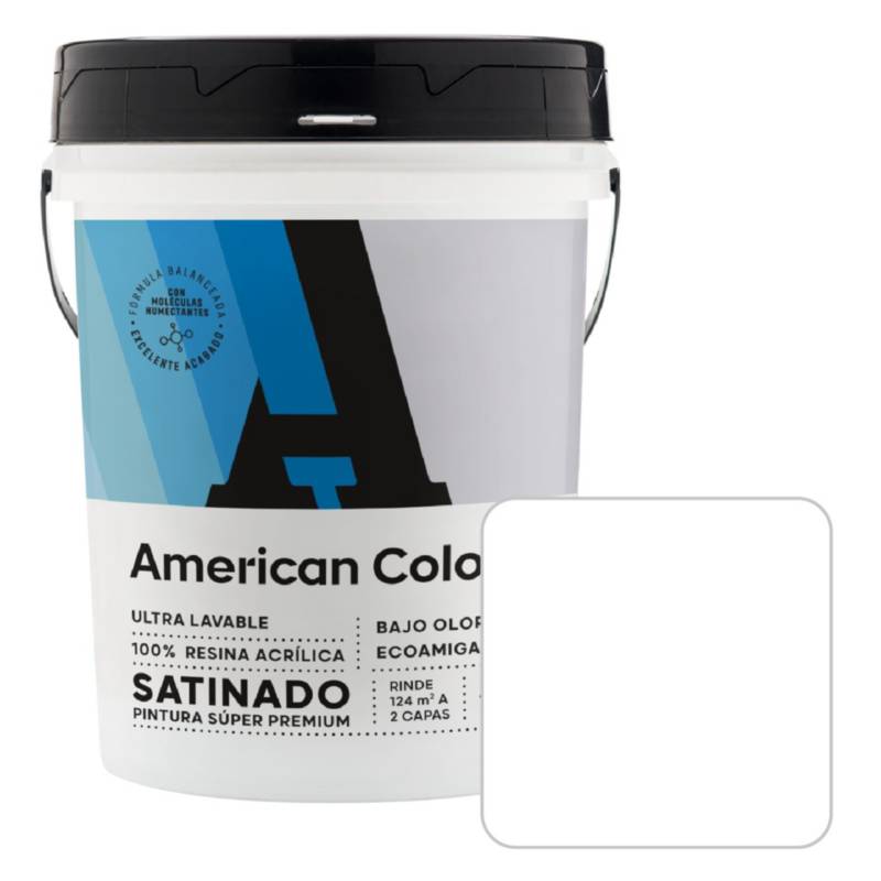 AMERICAN COLORS - Satinado Blanco 4 GL