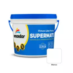 SUPERMATE - Pintura Supermate Antibacterial Base Lleno 1/4GL