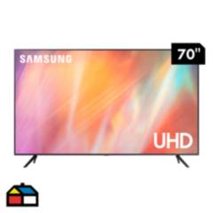 SAMSUNG - Televisor Samsung Smart UHD 4K 70" UN70AU7000GXPE (2021)