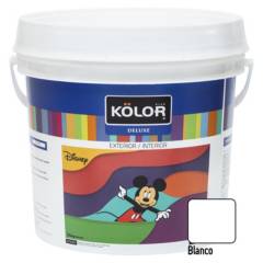 KOLOR - Pintura Kolor Deluxe Satinado Blanco 4Gl