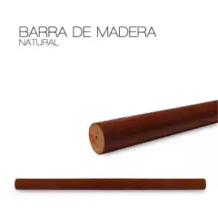 DECORACIONES LEON - Barra de Madera Natural 28mm