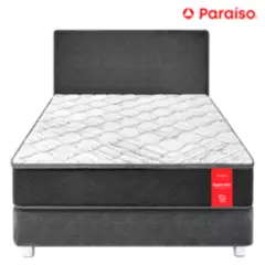 PARAISO - Dormitorio Super Star 1.5 Plazas + Almohada + Protector