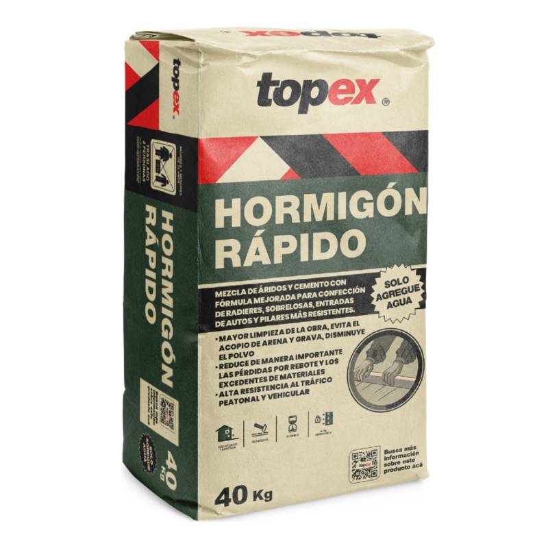 TOPEX - Hormigón Secado Rápido 40kg
