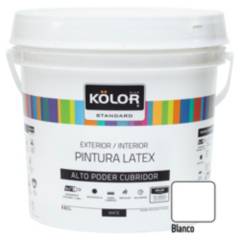 KOLOR - Pintura Kolor Latex Standard Blanco 4Gl