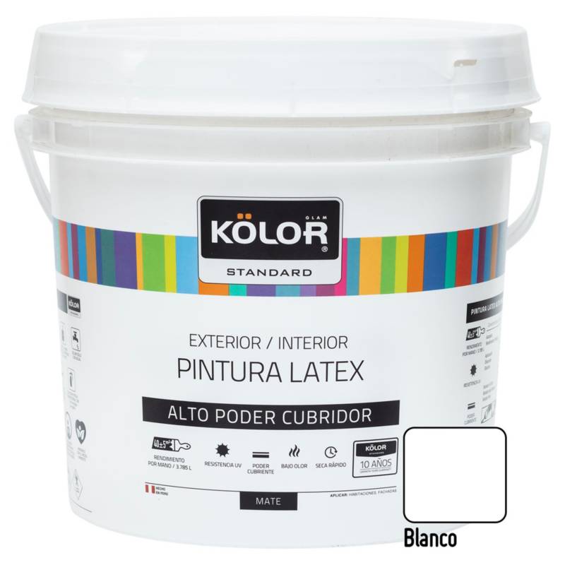 KOLOR - Pintura Kolor Standard Blanco 4gl