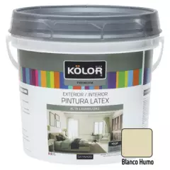 KOLOR - Pintura Kolor Satinado Blanco Humo 1GL
