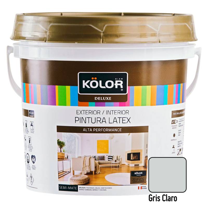KOLOR - Pintura Kolor Deluxe Gris clásico 1gl