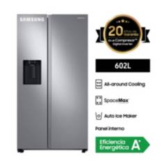 Refrigeradora Samsung 602 Lt Side by Side RS60T5200S9 Inox