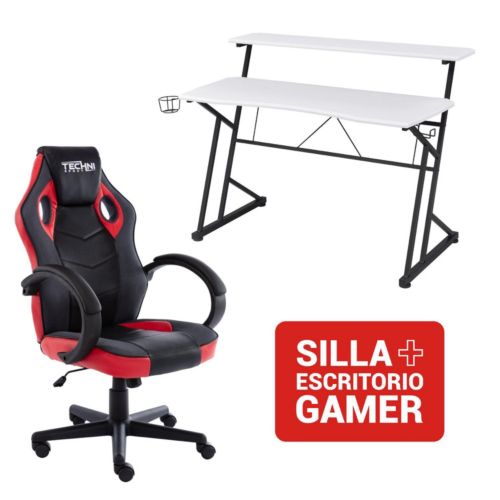 Sillas Gamer Clásica Blanco SGBL