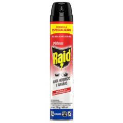 RAID - Líquido Insecticida Mata Hormigas y Arañas en Aerosol 400 ml