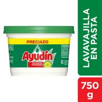 Lavavajilla en Pasta Ayudin Limón y Sábila 750g