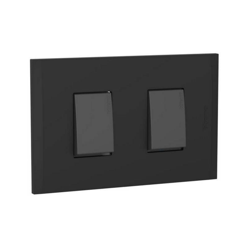 BTICINO - Conmutador Doble Modus 4 Negro