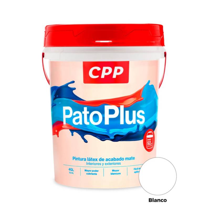 PATO PLUS - Pintura Pato Plus Blanco 4GL