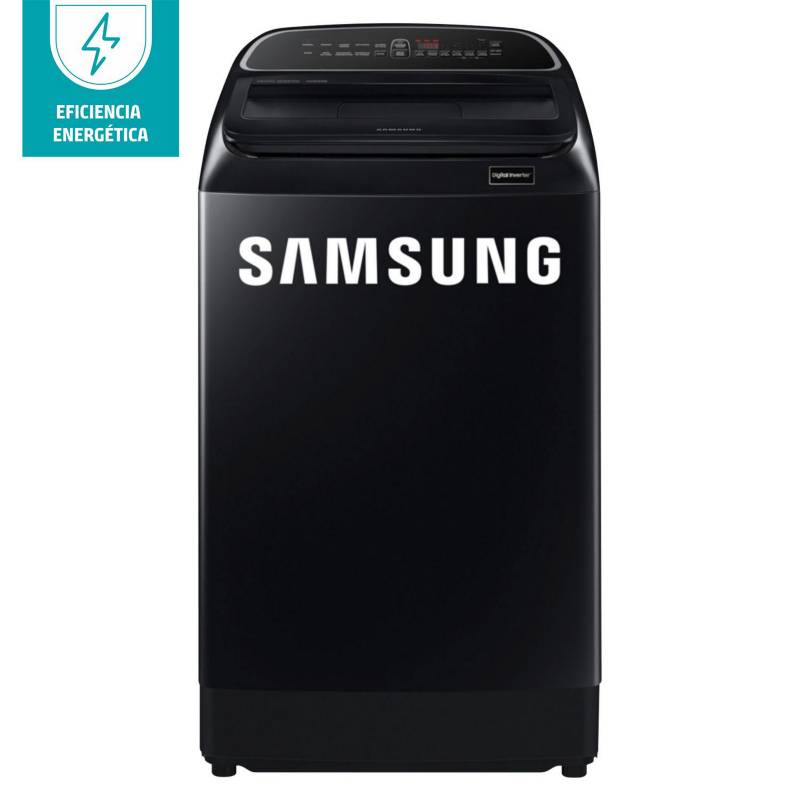 SAMSUNG - Lavadora Samsung 15 Kg Eco Inverter WA15T5260BV Negro