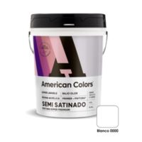 Pintura American Colors Semi Satinado Blanco 4 GL