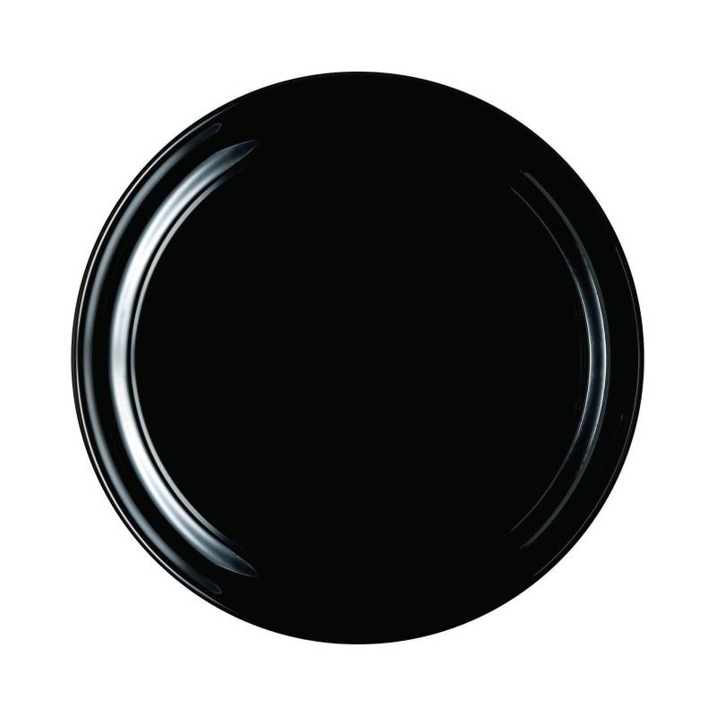 LUMINARC - Plato Bajo Diwali Negro 25cm