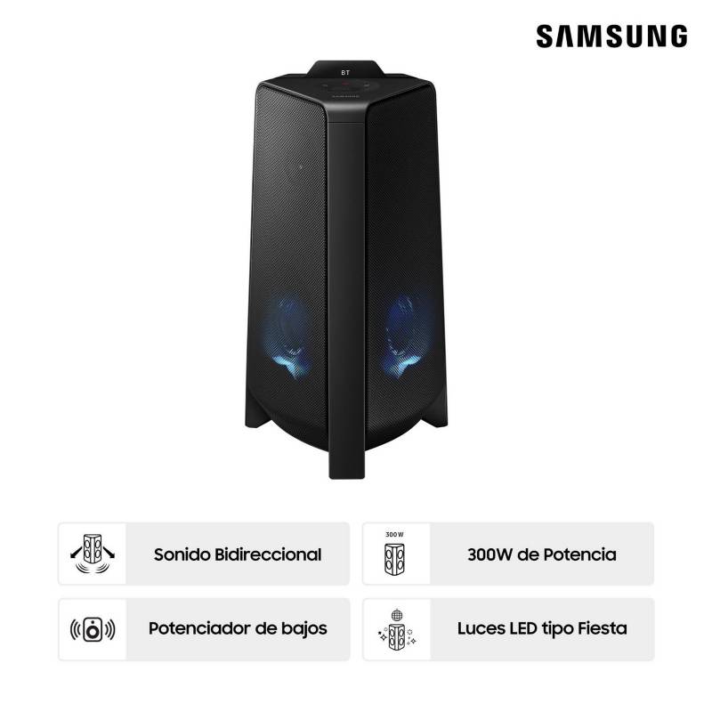 SAMSUNG - Torre de Sonido Samsung Bluetooth 300W MX-T40/PE