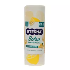 ETERNA - Bolsa para Basura 45L x20 und Con Asa y Aroma