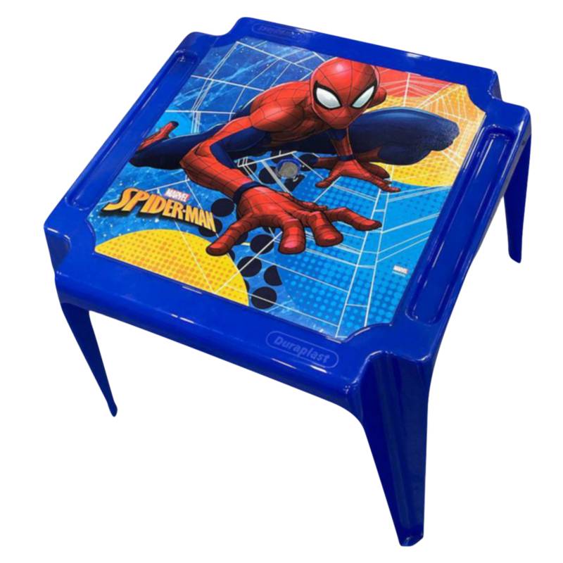 DURAPLAST - Mesa de Plástico Infantil Spiderman