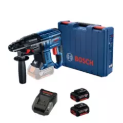 BOSCH - Rotomartillo 18V GBH 180-LI Bosch + 2 baterías + maletín plástico