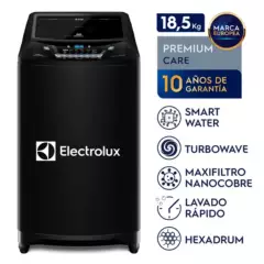 ELECTROLUX - Lavadora Electrolux 18.5 Kg EWIX19F2ESB Negro