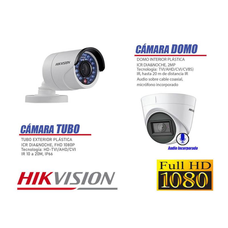 Cámara IP WiFi PTZ para interior HikVision con Micrófono y Altavoz  incorporados