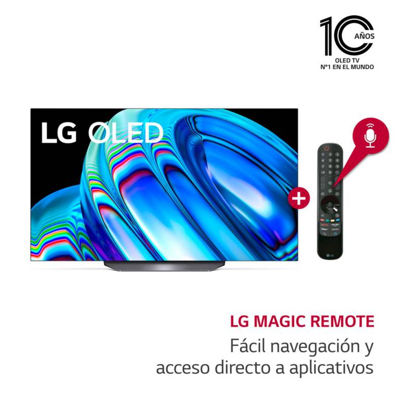 LG - Televisor LG Smart OLED 55" ThinQ AI OLED55B2PSA