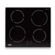 Cocina Empotrable Teka Eléctrica Vitrocerámica 4 Quemadores TB 6415 Negro