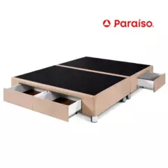 PARAISO - Box Tarima con Cajones King