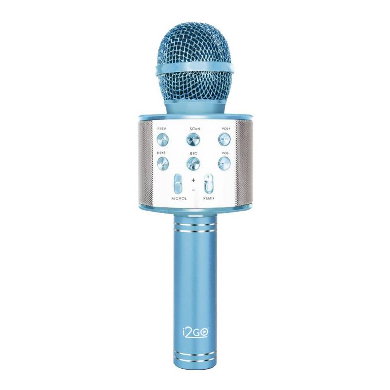 I2GO - Micrófono con Bluetooth PROOTH017BL Azul
