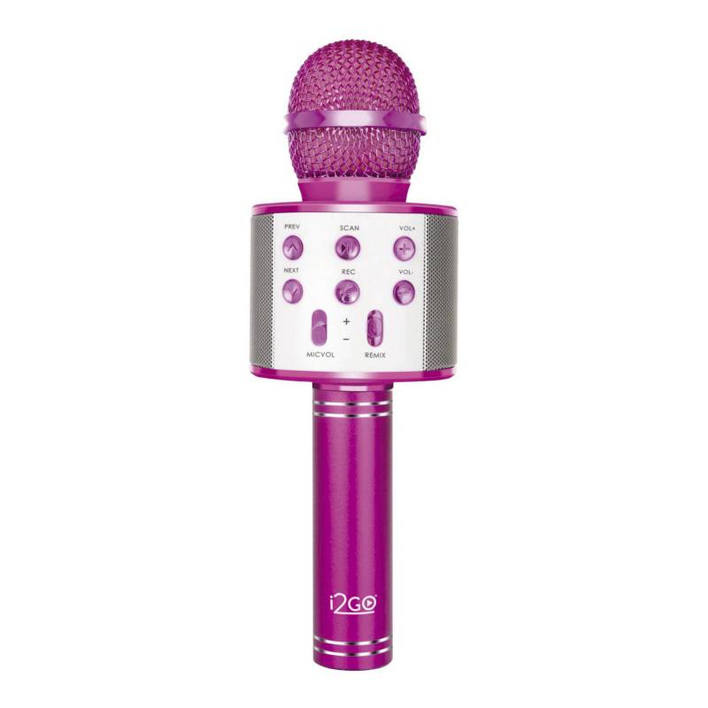 I2GO - Micrófono con Bluetooth PROOTH017PK Fucsia