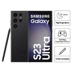 SAMSUNG - Celular Samsung Galaxy S23 Ultra 6.8" 512GB 12GB Phantom Black