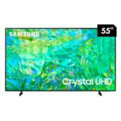 SAMSUNG - Televisor Samsung Smart TV 55" Crystal UHD 4K UN55CU8000GXPE (Nuevo)