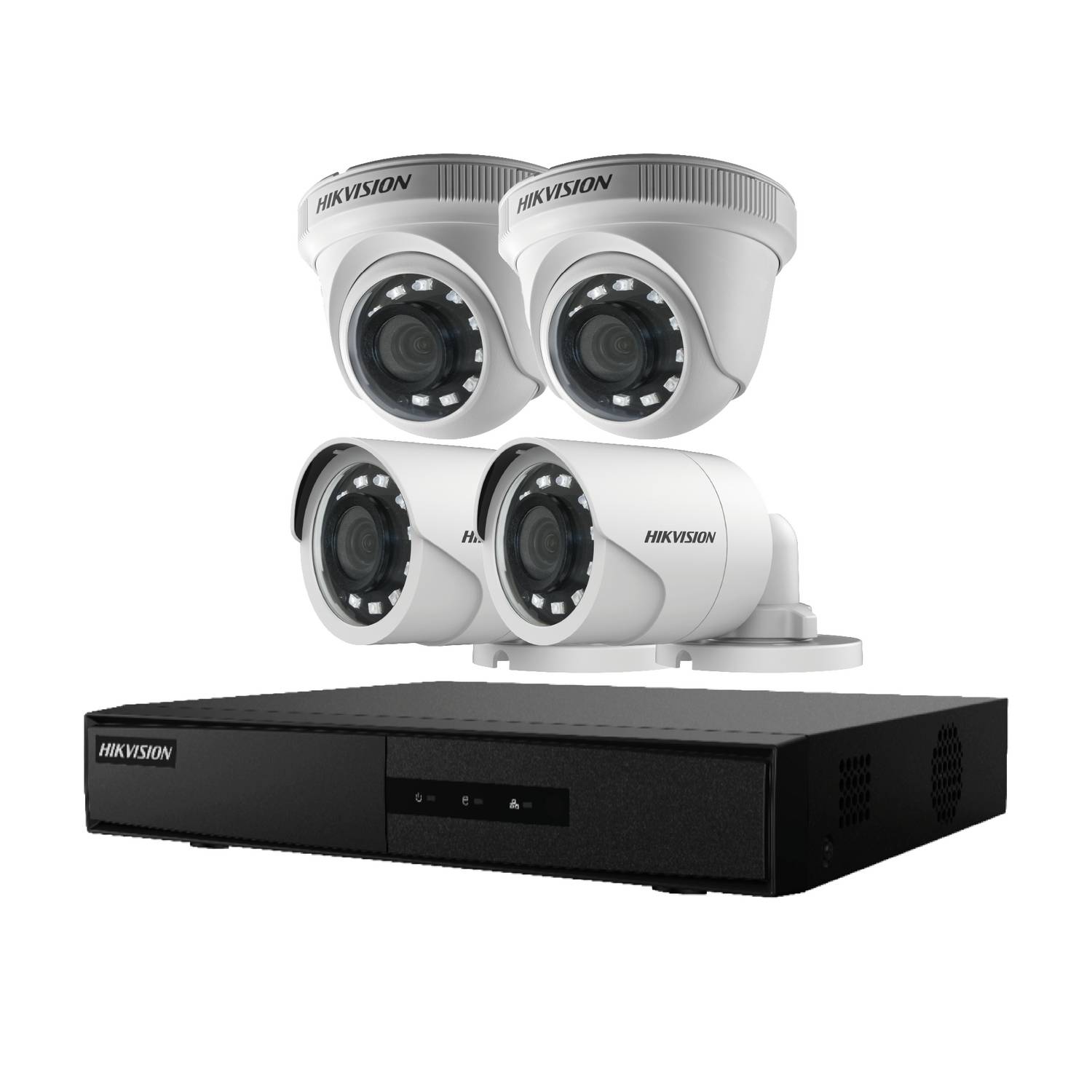 KIT 2 Cámaras de vigilancia (Up to 4), DVR 1TB - GM Shop