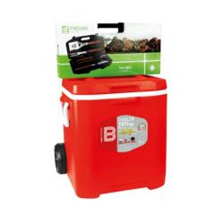 BASA - Combo Cooler 31 Litros Rojo + Set de Accesorios Parrilleros