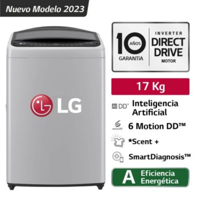 Lavadora LG WT17DV6 Gris | Sodimac Perú