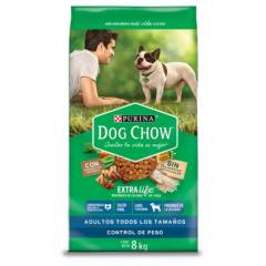 Dog Chow Control de Peso Croquetas para Perros 8kg