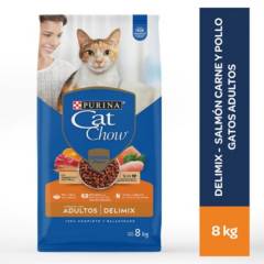 CAT CHOW - Cat Chow Adultos Delimix Croquetas para Gatos 8kg