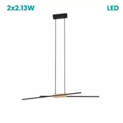 EGLO - Lámpara Colgante Panagria LED 2L 13W