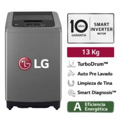 LG - Lavadora Negro Claro 13kg WT13BPBK